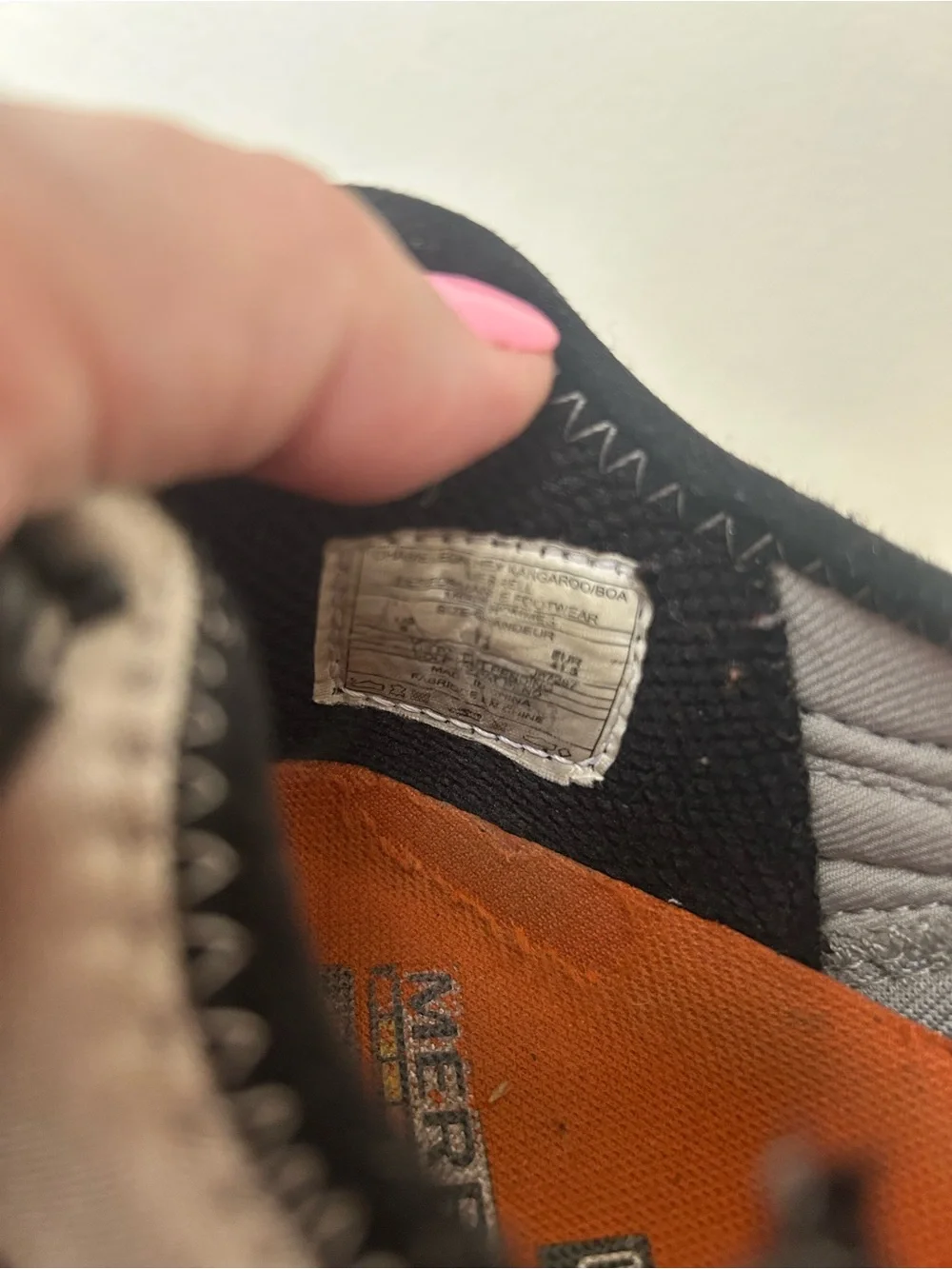 Merrell Men's Tan and Black Trail Sneakers